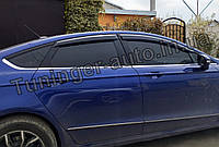 Дефлектори вікон (вітровики) Ford Fusion 2012- (Hic)