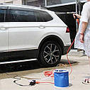 Автомобільна мийка високого тиску з насосом 12 В. Портативна автомийка, фото 2