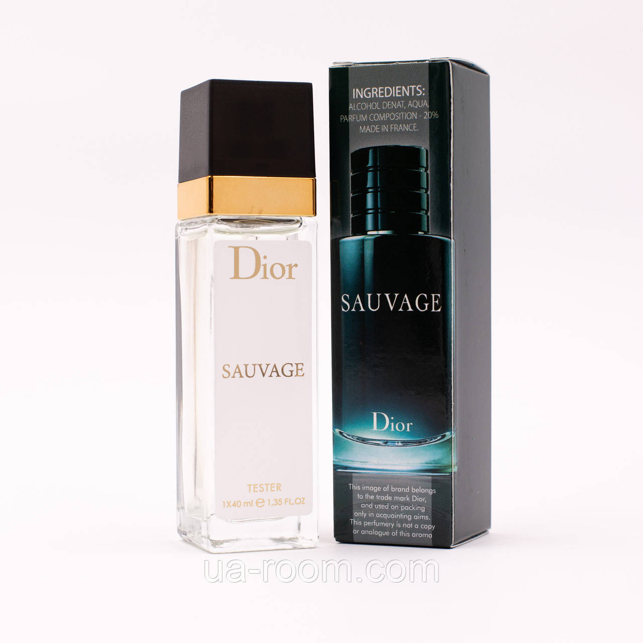 Тестер чоловічий Christian Dior Sauvage, 40 мл