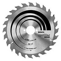 Пиляльний диск Bosch Optiline Wood (190х20х48Т) (2608640614)