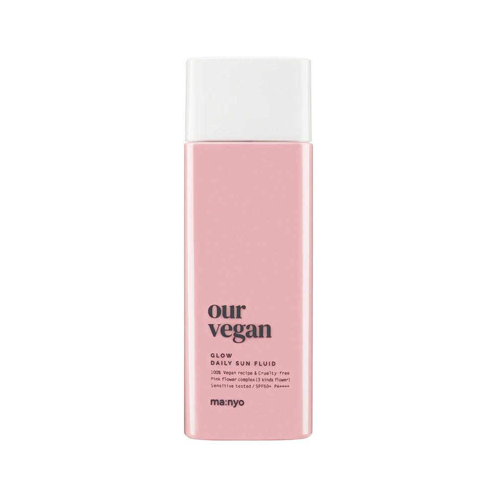 Сонцезахисний веганський флюїд для обличчя Manyo Our Vegan Glow Daily Sun Fluid SPF50+ PA++++ 50 мл