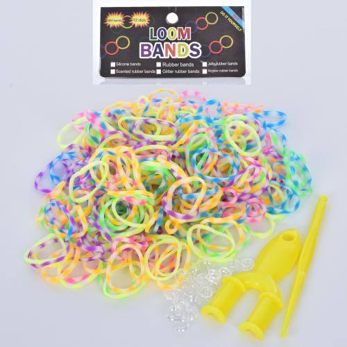 Набор для плетения браслетов 26014, резинки (неон), станок для ...