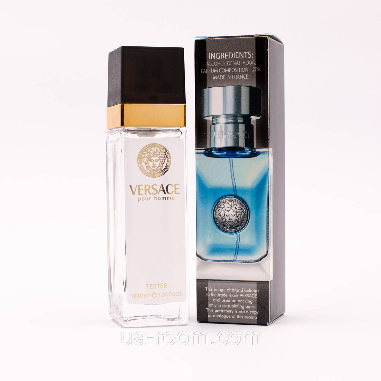 Тестер чоловічий Versace Pour Homme, 40 мл.