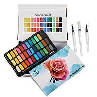 Подарочный набор Акварельные краски Professional Paint Set 36 цветов + подарок внутри, Видеообзор! "Lv"