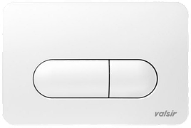 Клавіша змиву для інсталяції Valsir P2 Tropea 3 біла ABS пластик 3/6 л VS0872801