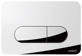 Клавіша змиву для інсталяції Valsir P2 Tropea 3 хром ABS пластик 3/6 л VS0872835