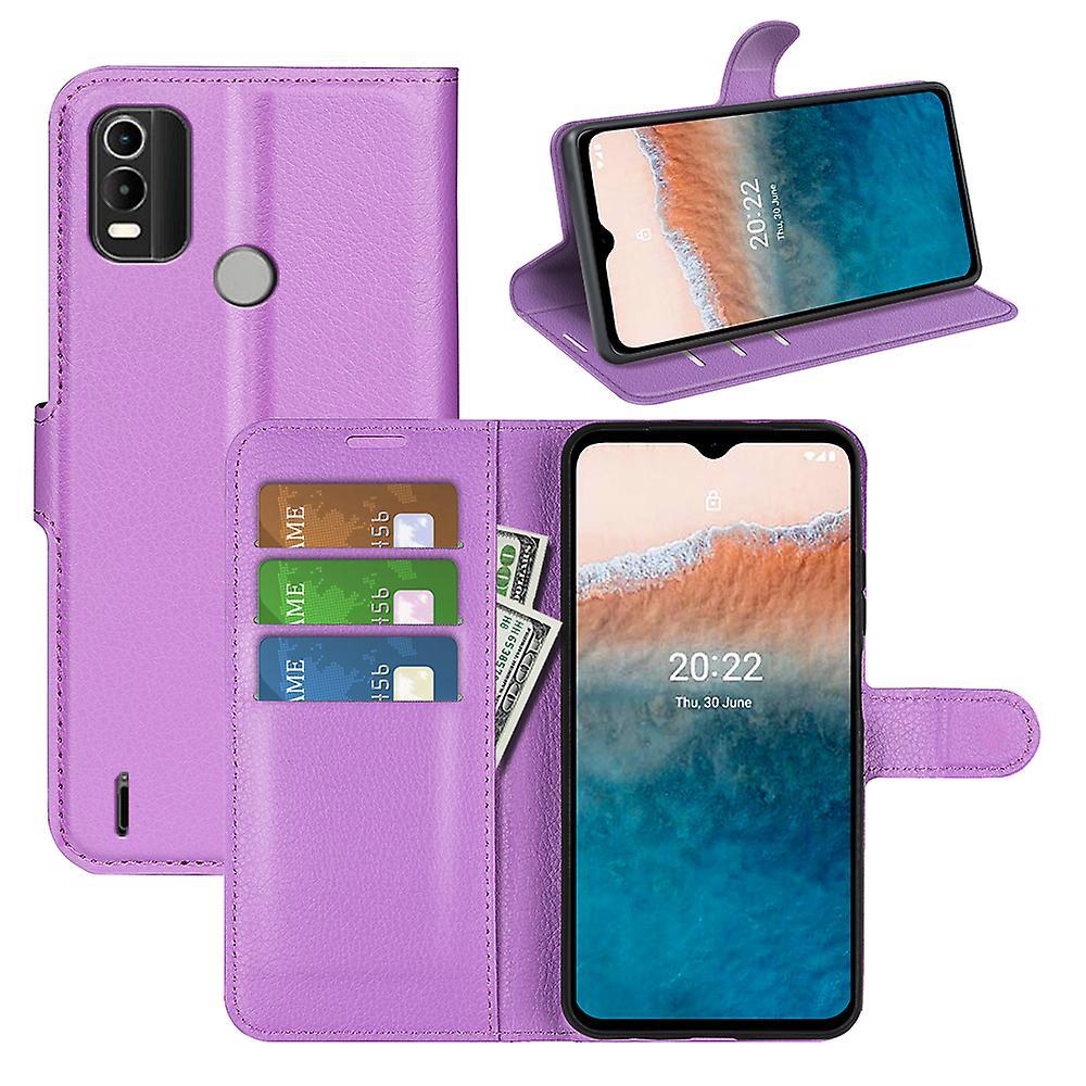 Чохол-книжка Litchie Wallet для Nokia C21 Plus Violet