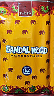 Пахощі чистий Туласі СандалВуд 125г м'як.уп., SandalWood Tulasi Pure Sandal Wood, Туласи Благовоние,