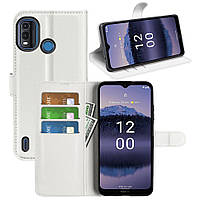 Чехол-книжка Litchie Wallet для Nokia G11 Plus White