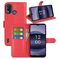 Чехол-книжка Litchie Wallet для Nokia G11 Plus Red