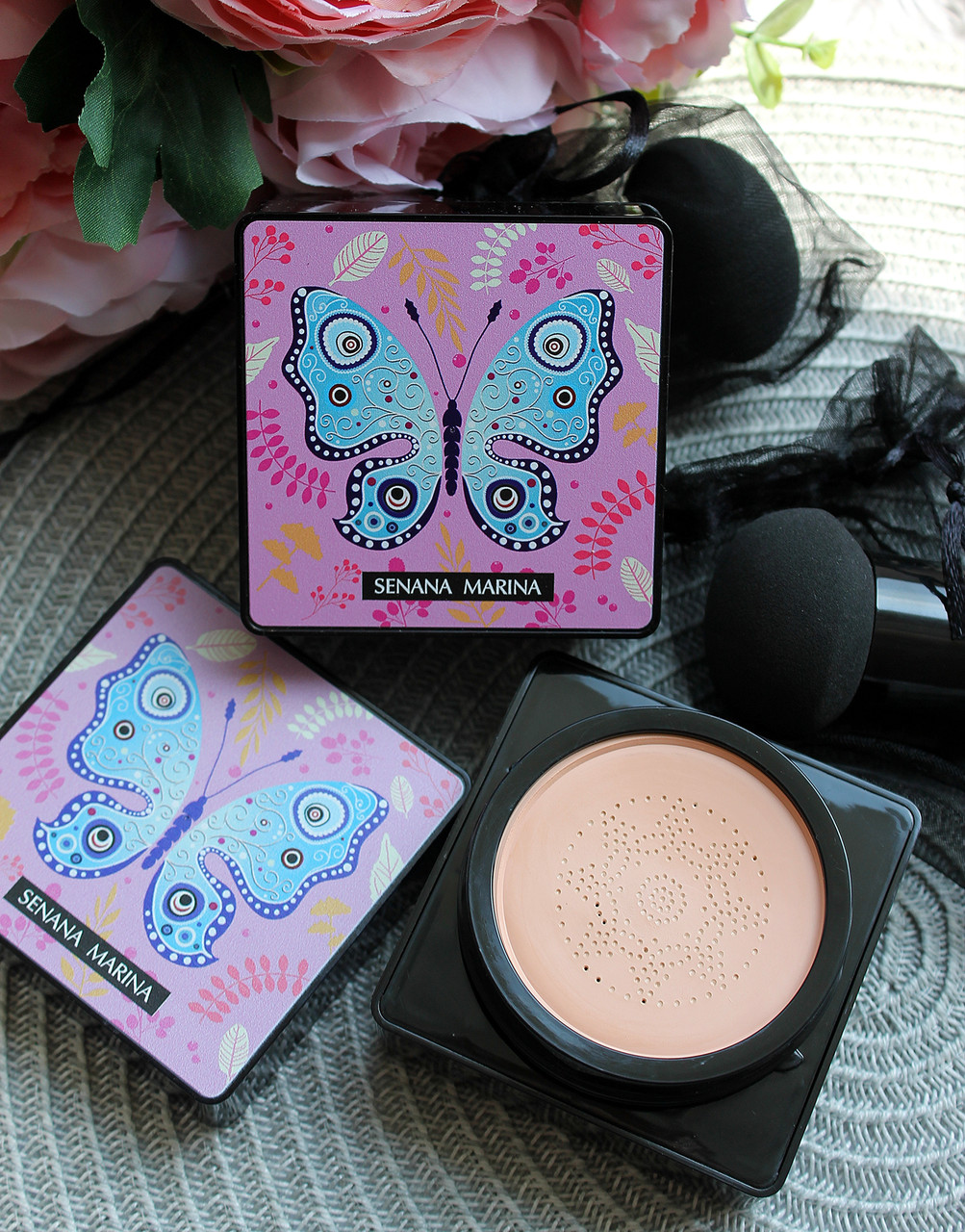 Зволожувальний кушон для обличчя Senana Marina Moist Silky Beauty Cream 01 Натуральний 20г.
