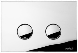 Клавіша змиву для інсталяції Valsir Tropea S P4 хром (міханіка) 3/6 л VS0869335