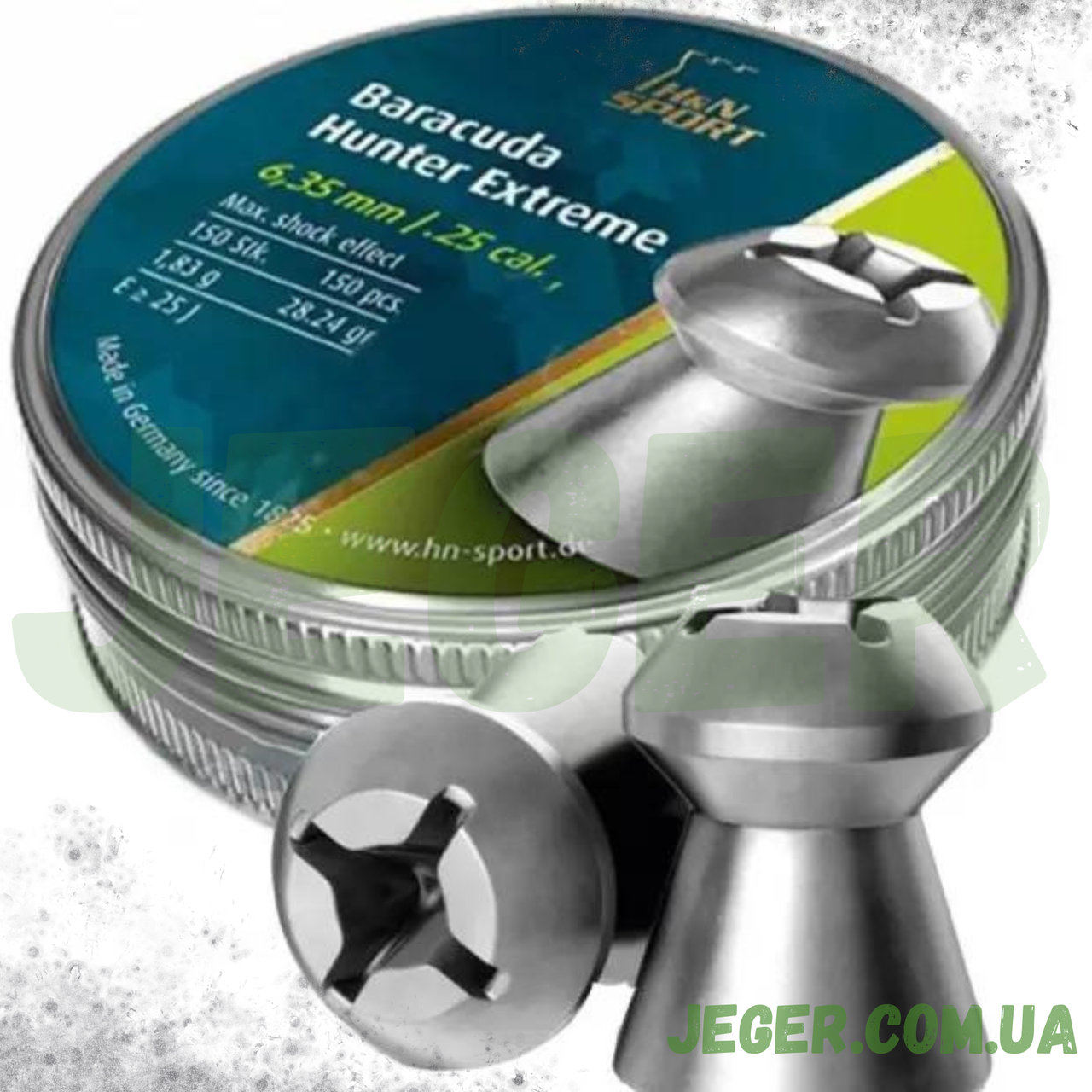Кулі H&N Baracuda Hunter Extreme 6.35 мм 1.83 г 150 шт.