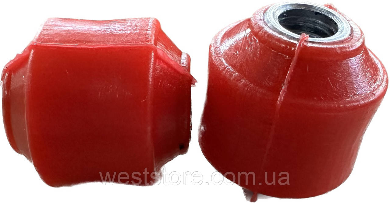 Сайлентблок Ваз 2101 2102 2103 2104 2105 2106 2107 переднього амортизатора (горіх) к-кт 2 шт Поліуретан, фото 1