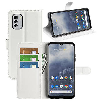 Чохол-книжка Litchie Wallet для Nokia G60 5G White