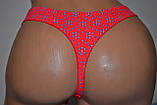 Стринги MiaoMiao з квітковим принтом Червоний, фото 2