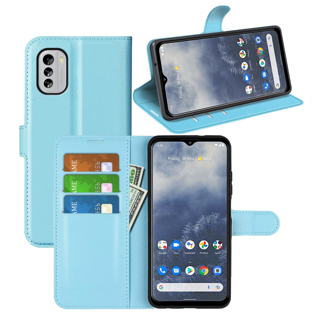 Чохол-книжка Litchie Wallet для Nokia G60 5G Light Blue