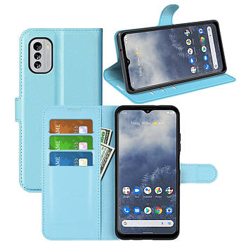 Чохол-книжка Litchie Wallet для Nokia G60 5G Light Blue