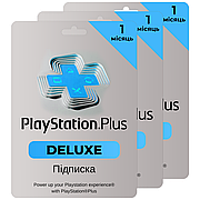 Підписка PlayStation Plus Deluxe на 3 місяці (Активнація Туреччина)