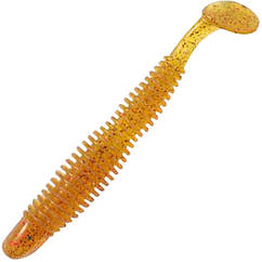 Силікон Reins Bubbring Shad 4" 566 Motor Oil Red Flake (8 шт/уп)