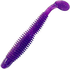 Силікон Reins Bubbring Shad 4" 567 Lilac Silver & Blue Flake (8 шт/уп)