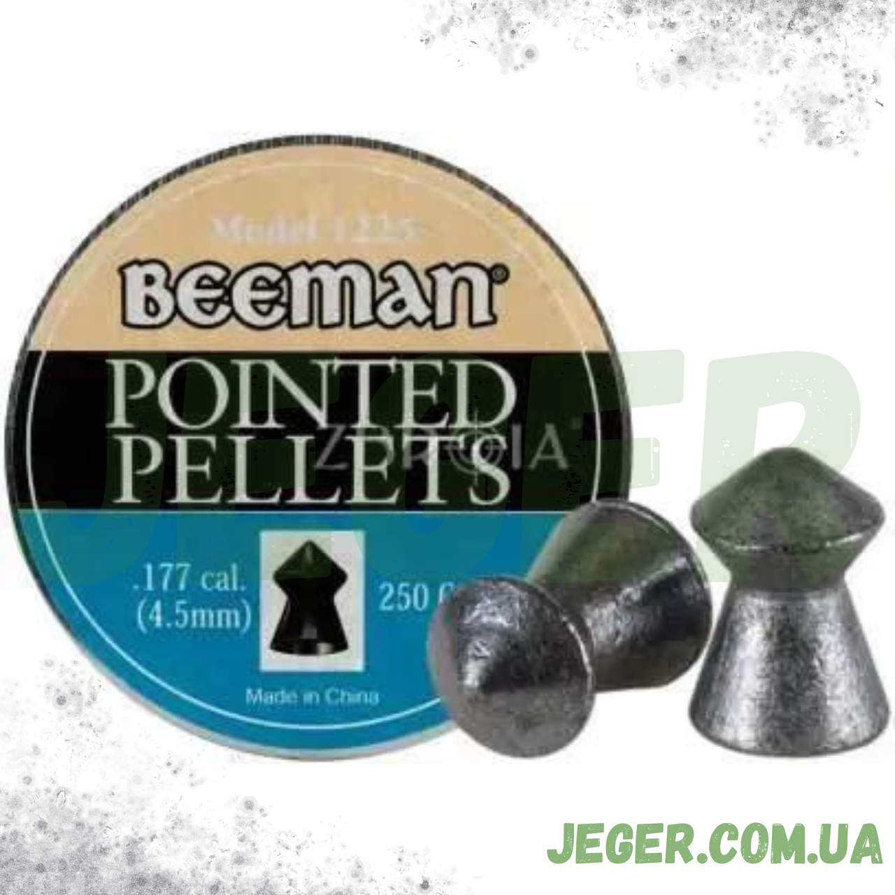 Кулі Beeman Pointed Pellets 4.5 мм, 0.55 г, 250 шт.
