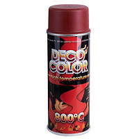 Deco Color Краска аэрозольная 400ml /термостойкая 300*С красный (725328)