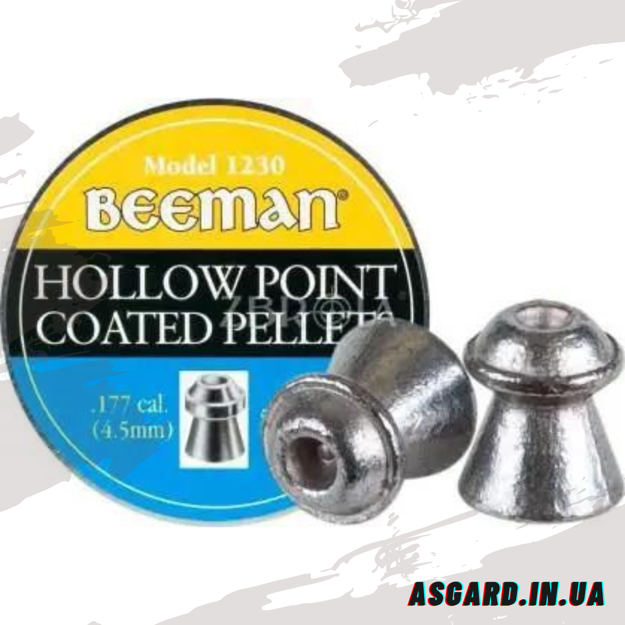 Кулі Beeman Hollow Point 4.5 мм, 0.47 г, 500 шт. ASG