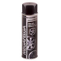 Deco Color Краска аэрозольная 500ml Megafelga/для дисков чёрный блеск (725502)