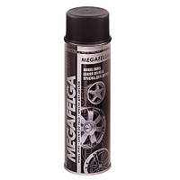 Deco Color Краска аэрозольная 500ml Megafelga/для дисков чёрный сатин (725434)