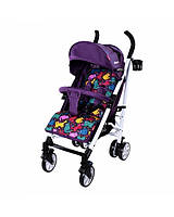 Коляска прогулочная CARRELLO Allegro CRL-10101 Kitty Purple в льне 86x51х105