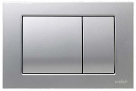 Клавіша змиву для інсталяції Valsir Tropea S P6 матова сатин (метал) 3/6 л VS0870237