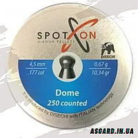Кулі Spoton Dome 4.5 мм, 0.67 г, 250 шт/пчк