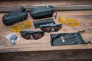 Тактичні Окуляри 5.11 Aileron Shield з 3 лінзами