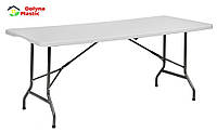 Стол раскладной туристический для пикника 180 см белый