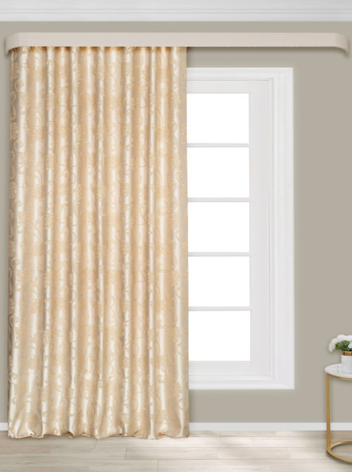 Карниз потрійний Білий Посилений вартість за комплект зі стрічкою 70мм повороти КСМ трирядний, фото 1