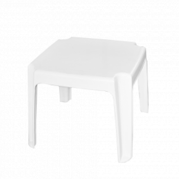 Столик для шезлонга білий Алеана