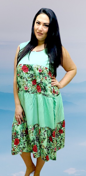 Сарафан комбінований 356, фото 1