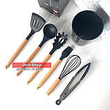 Набір кухонного приладдя з підставкою із 7 предметів Benson, фото 3