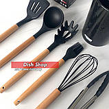 Набір кухонного приладдя з підставкою із 7 предметів Benson, фото 4