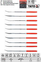 Набір надфіль алмазний алмазний YATO фігурні l=140/30 мм b=3 мм 10 шт YATO-6146