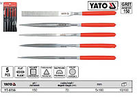 Набір надфіль алмазний алмазний 5х180х70мм 5шт YATO-6156