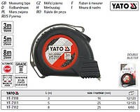 Рулетка YATO Польша магнит нейлон b=16 мм l=3 м YT-7110