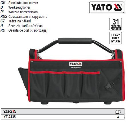 Сумка для інструменту YATO 31 кишеня YT-7435