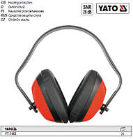 Наушники навушники для захисту від шуму YATO накладні 26 дБ YT-7463