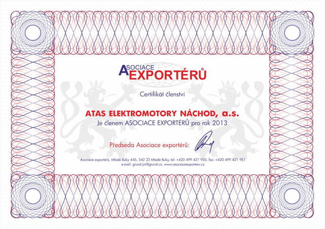 Членство в електротехнічному союзі Чехії