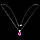 Срібний Набір із натуральними Рожевими Топазами та фіанітами — Сережки, Кулон, Кільце (Розмір 18), Ланцюжок, фото 7