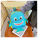 Дитячий рюкзак С 54872 Акула Блакитний, фото 5