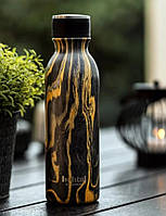 Бутылка для воды металлическая SmartShake Bohtal Insulated Flask Black Marble 600 мл
