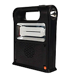 Портативна система освітлення CCLAMP CL-12 Ліхтар з сонячною панеллю + 2 LED лампи (3_03008), фото 3